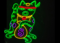 RGB Color Fortune Cat Neon Bar Signs Lighting Board Business Gift